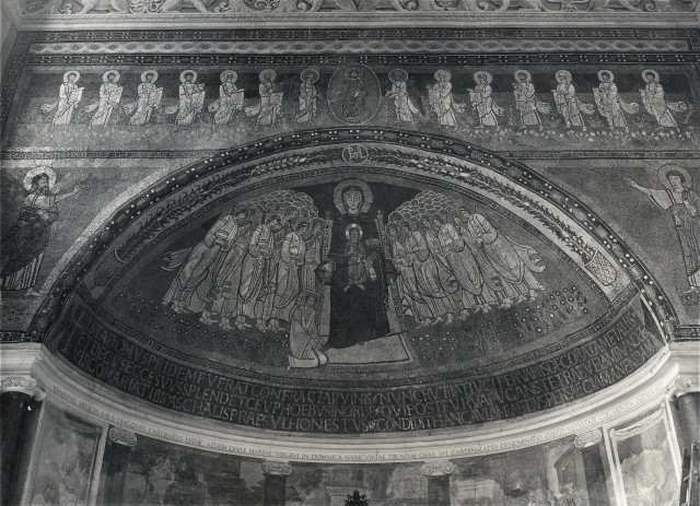 Zigrossi, Giuseppe — Anonimo romano sec. IX - S. Maria in Domnica, mosaici dell'abside — insieme
